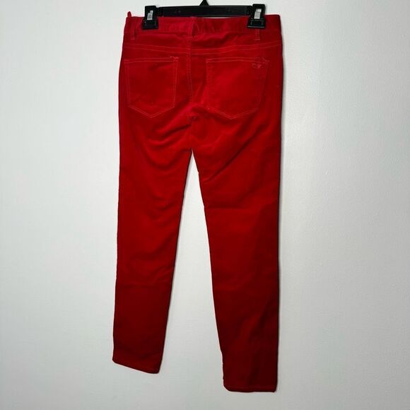 Vineyard Vines red velvet jeans size 0 - Picture 3 of 6